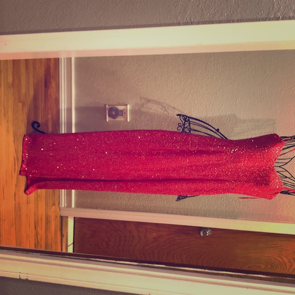 Pink Sequin dress prom/pageant/special occasion